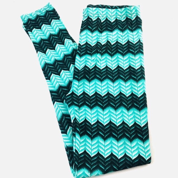 Blue Flame Pants - Print Leggings